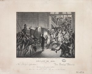 Departure of the King, 19 March 1815 by François Joseph Heim