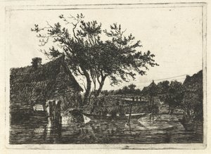 River Landscape with Farm