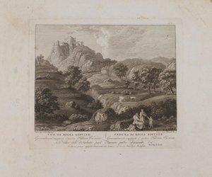 View of Rocca Giovine (No. V) by François Morel