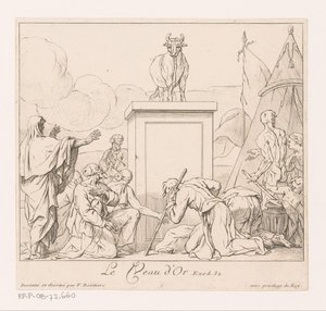 Adoration of the Golden Calf by François Roëttiers (I)