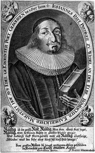 Portrait of Johann von Rist by François Stuerhelt