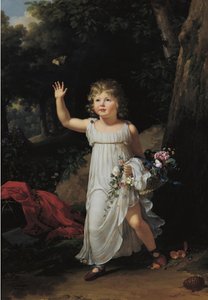 Portrait of Edgar Clarke, Full-Length, in a Forest by Francois Xavier Fabre