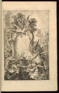 Design for Cartouche by François de Cuvilliés the Elder