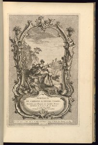 Design for Cartouche with Large and Small Compartments by François de Cuvilliés the Elder