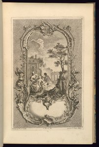 Design for Cartouche with Large and Small Compartments by François de Cuvilliés the Elder