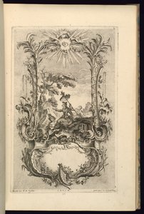Design for Cartouche with Large and Small Compartments by François de Cuvilliés the Elder