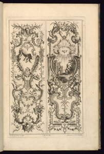 Design for Two Panels by François de Cuvilliés the Elder