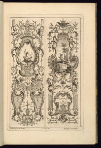 Design for Two Panels by François de Cuvilliés the Elder
