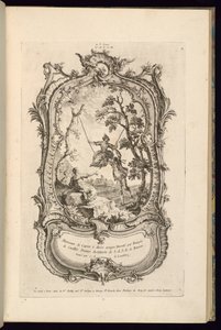 Design for a Cartouche with Large and Small Compartments by François de Cuvilliés the Elder
