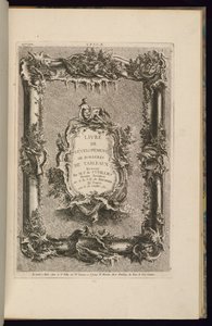 Design for a Frame and a Cartouche by François de Cuvilliés the Elder