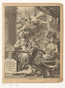 Allegory with Female Personifications of Truth and Possibly Virtues and Vices by François van Bleyswijck