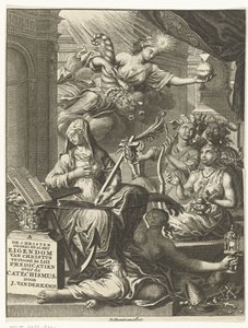 Allegory with Female Personifications of Truth and Possibly Virtues and Vices by François van Bleyswijck