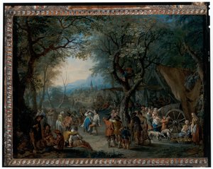 Village Fair by Frans Christoph Janneck