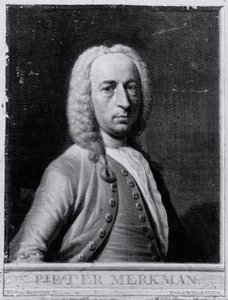 Portrait of Pieter Merkman Jr by Frans Decker