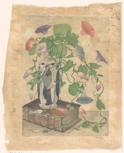 Bindweed in an Earthenware Vase