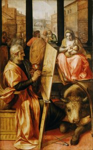 Saint Luke painting the Virgin Mary