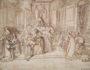Knighting of a Young Man by Frans Francken the Younger