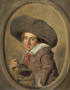 A Young Man in a Large Hat by Frans Hals