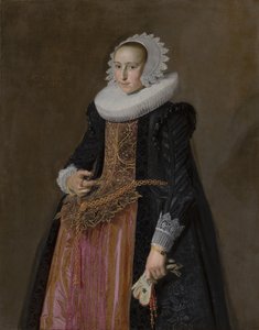 Portrait of Aletta Hanemans by Frans Hals