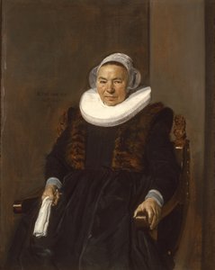 Portrait of an Elderly Woman, Traditionally Called Mevrouw Bodolphe by Frans Hals