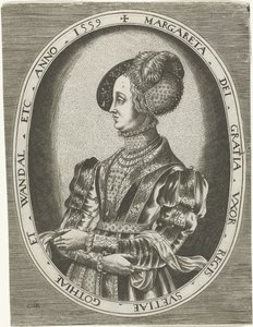 Portrait of Queen Margaret Leijonhufvud of Sweden by Frans Huys