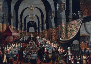 The Feast of Belshazzar by Franz Francken II