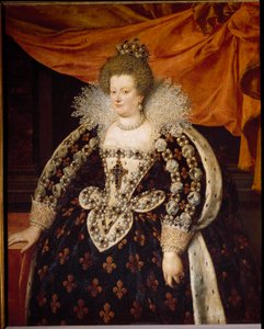 Portrait of Marie de Medicis by Frans II Pourbus