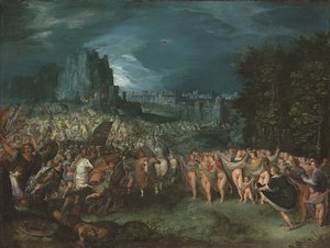 The Bravery of the Persian Women by Frans II the Younger Francken