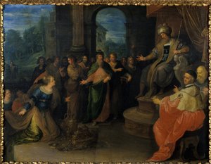 The Queen of Sheba before Solomon by Frans II the Younger Francken