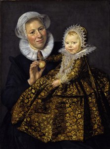 Catharina Hooft with Her Nurse