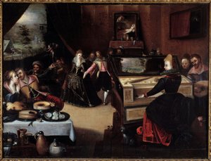 The Prodigal Child in Courtesans by Frans I Pourbus