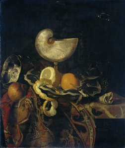 Still Life with Nautilus Cup by Frans Sant Acker