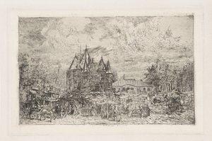 View of the Nieuwmarkt, Amsterdam