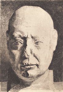 Egyptian Head, After a Plaster Cast by Frans Schwartz