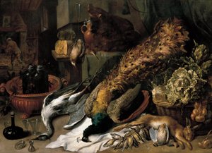 Still Life with a Wine Cooler by Frans Snyders