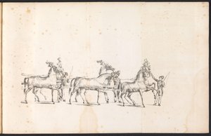 Span of the First Parade Float in the Procession for Saint Rombout, 1825 by Frans Vervloet