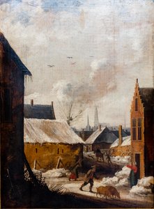 A Village Under the Snow