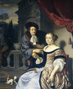 A Man and a Woman by Frans van Mieris