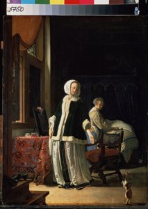 Morning of a Young Lady by Frans van Mieris