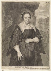 Portrait of an unknown woman (Theatrum Artis Pictoriae)