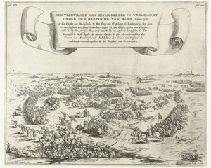 Battle of Heiligerlee, 1568 by Frans van den Wijngaerde