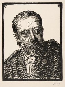 Portrait of Bedrich Smetana 1824-1884 by Frantisek Bilek