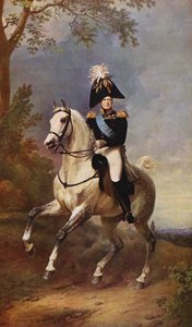 Portrait of Alexander I by Franz (after) Krüger