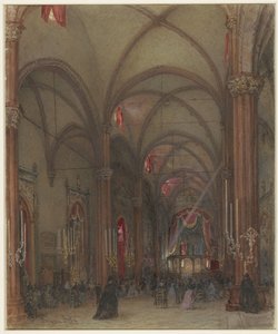 Interior of the Cathedral in Verona by Franz Alt