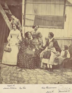 Group Portrait of Four Women and Three Children by Franz Antoine