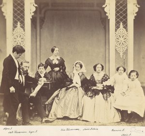 Group Portrait of the Antoine and Höusermann Families by Franz Antoine