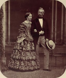 Mathias and Elise Höusermann, 1850s-60s by Franz Antoine