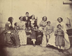 Ten members of the Antoine family by Franz Antoine