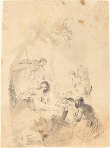 The Adoration of the Shepherds by Franz Anton Maulbertsch