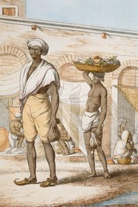 Hindu valet or buyer of food, from 